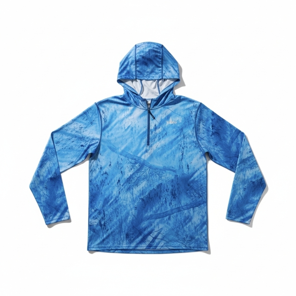 Habit Realtree Fishing 1/4 Zip Performance Hoodie - Medium